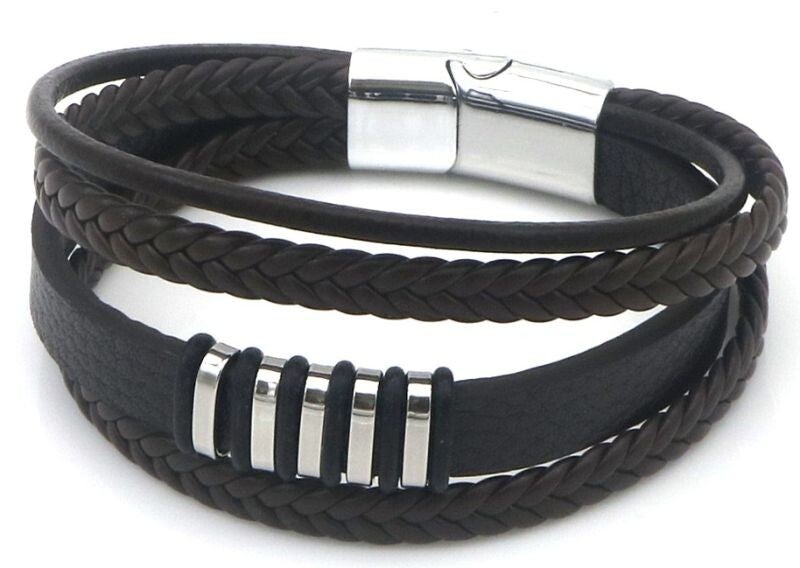 Bracelet Brown-Silver