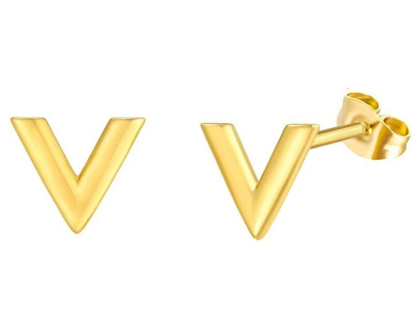 Studs V 12mm gold