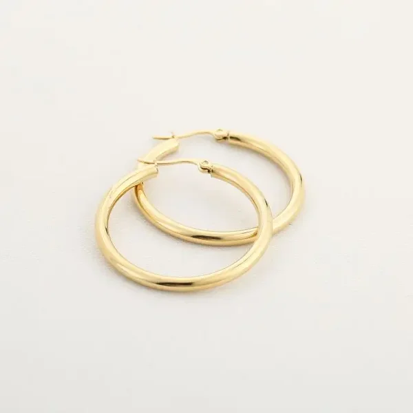 Oorbellen basic ringen goudkleurig