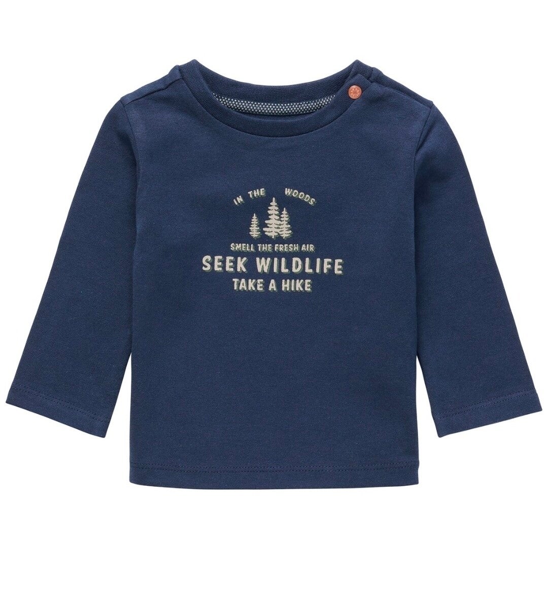 Long sleeve blue Noppies maat 56