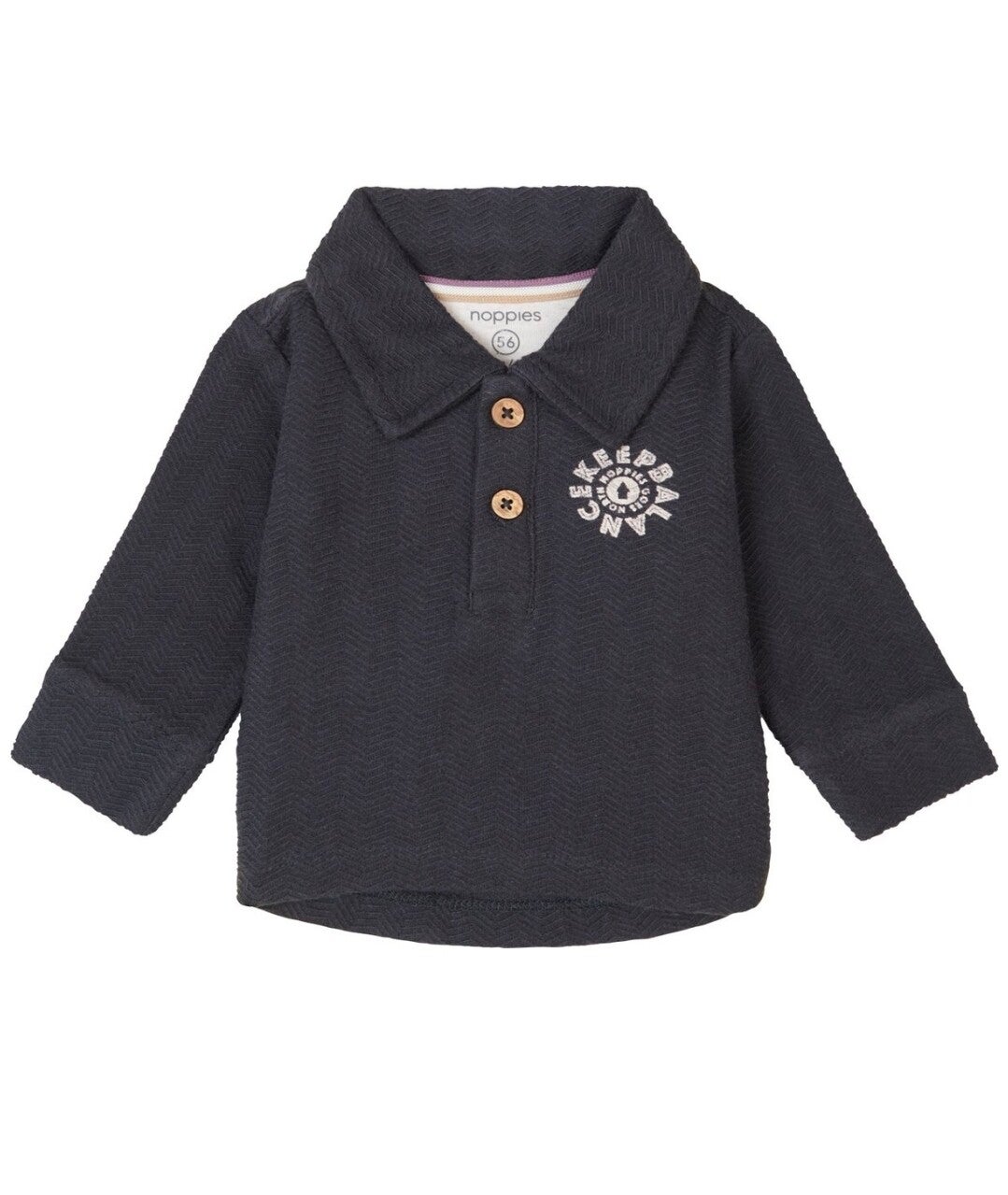 Long sleeve polo Gennes
