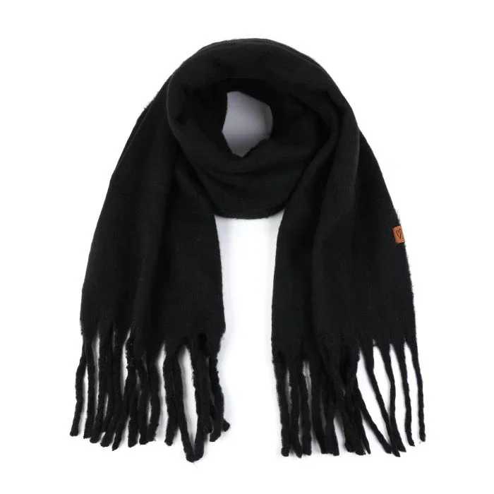 Wintersjaal black