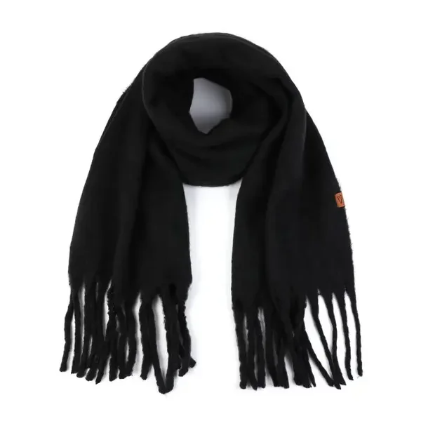 Wintersjaal black