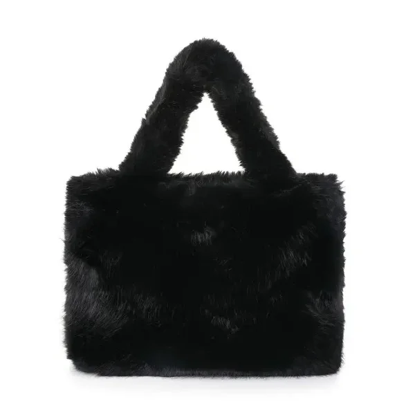 Fluffy tas zwart