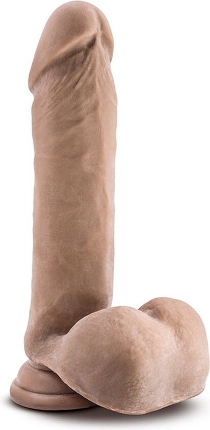 Blush Dildo Bruin 19,8 cm  Zuignap Dubbele Stimulatie