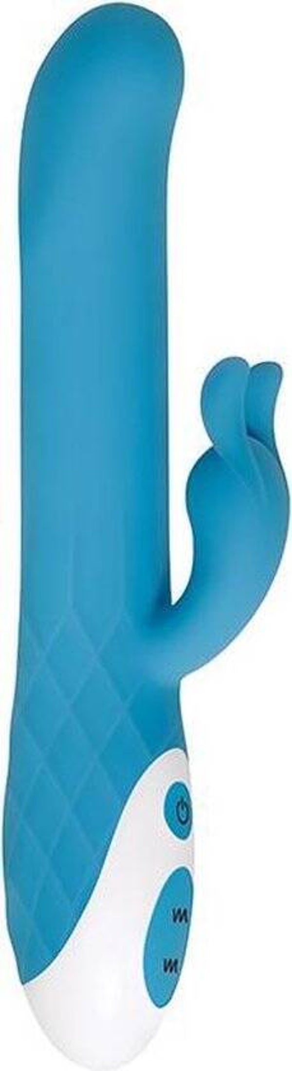 Duo vibrator met grote zachte rabbit Evolved blauw