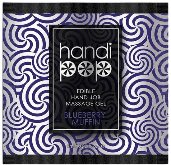Handipop Eetbare massagegel Blueberry Muffin 6 ml