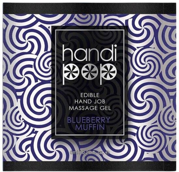 Handipop Eetbare massagegel Blueberry Muffin 6 ml