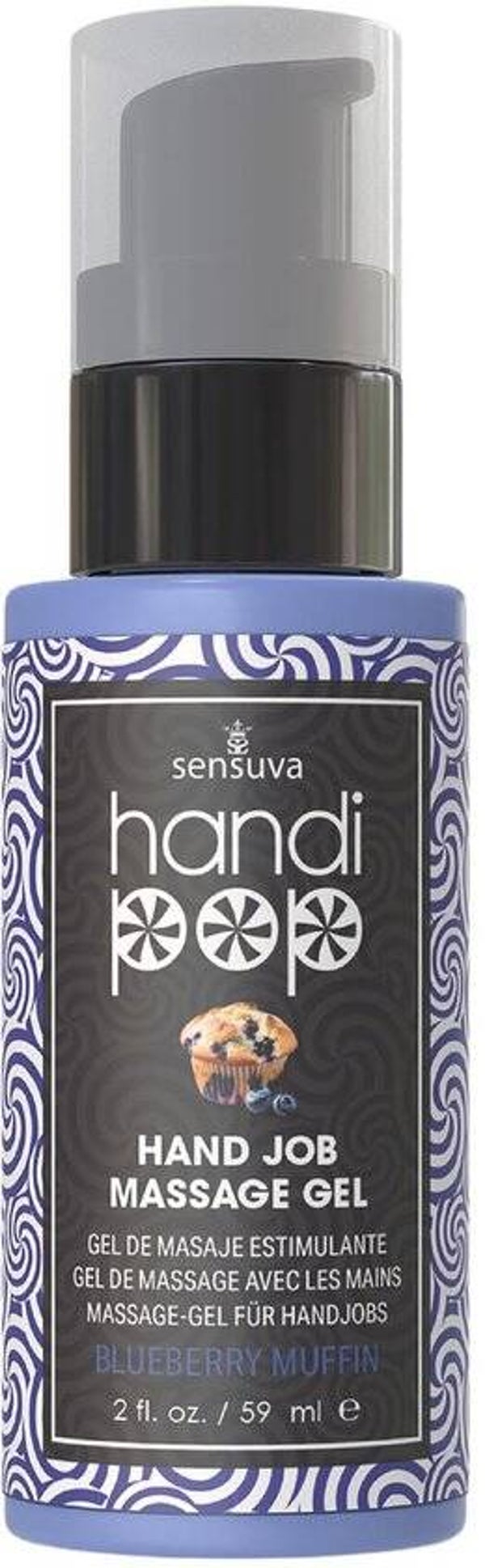 Handipop Edible Massage Gel Bosbessen Muffin 59ML
