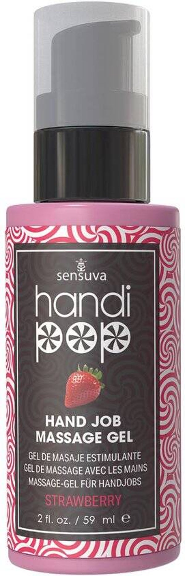 Handipop Edible Massage Gel Strawberry 59ML