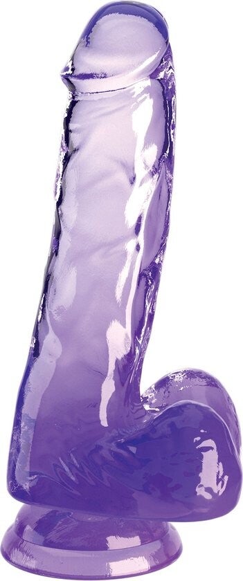King Cock Clear 15cm. Balls