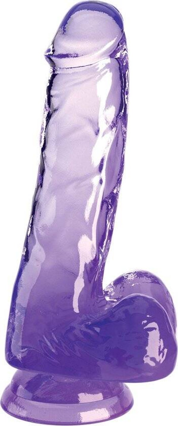 King Cock Clear 15cm. Balls