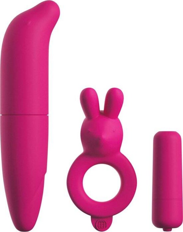Pipedream - Couples Vibrating Starter Kit - Sets Couples Roze