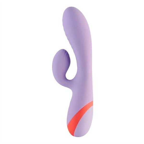 Dreamtoys Twin Toned Duo Rabbit vibrator - Paars - 19 cm