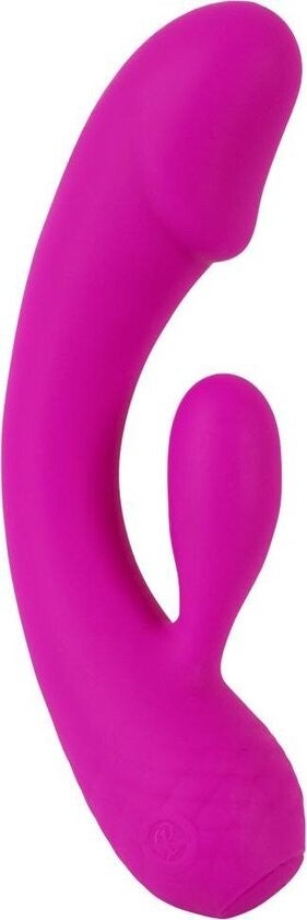 Zachte Rabbit Vibrator met Eikel Vorm XOUXOU