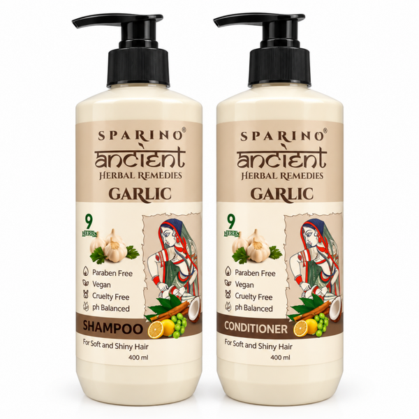Sparino Ancient Garlic Shampoo set
