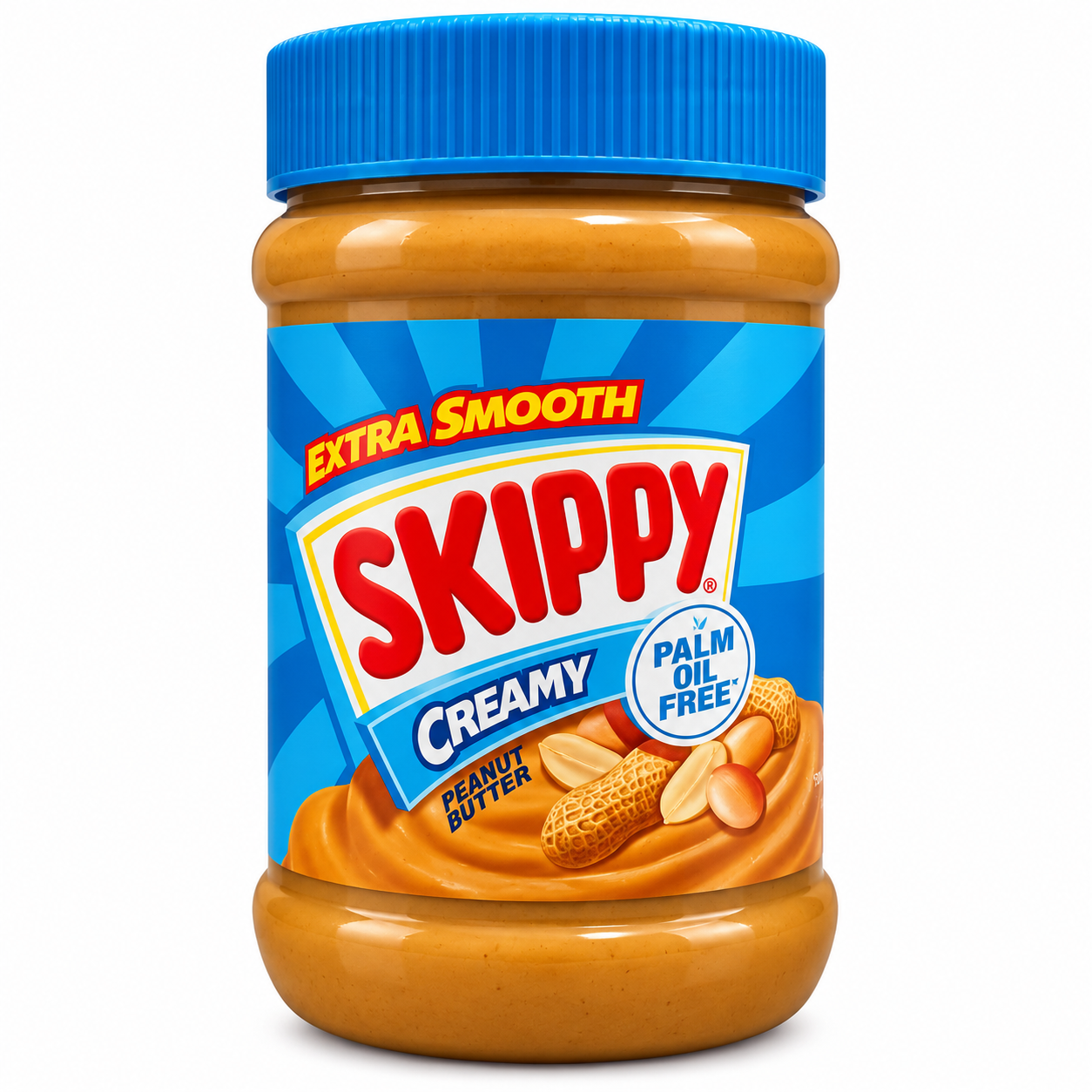SKIPPY Romige Pindakaas Extra Smooth – 454 g