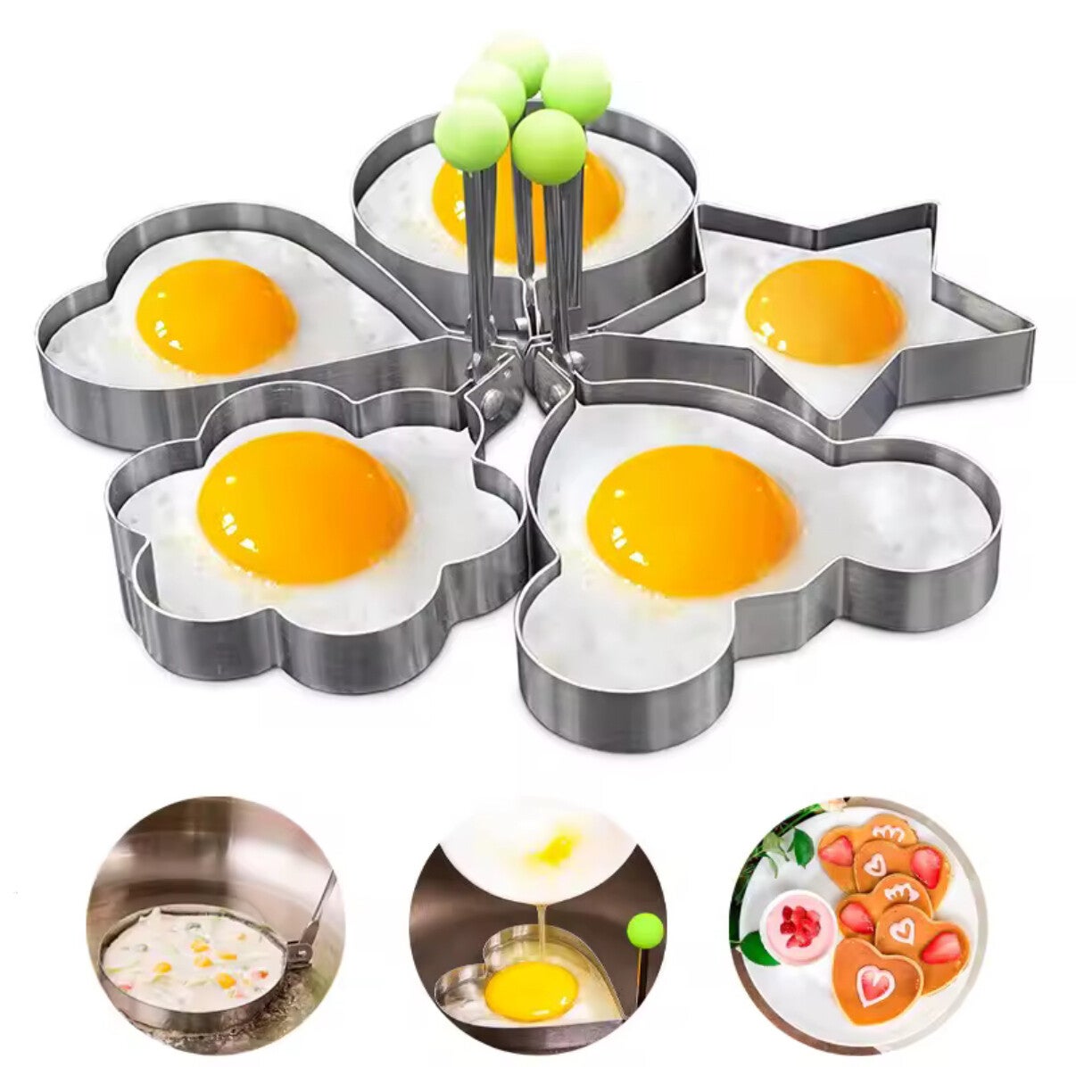 RVS Ei & Pannenkoek Vormen