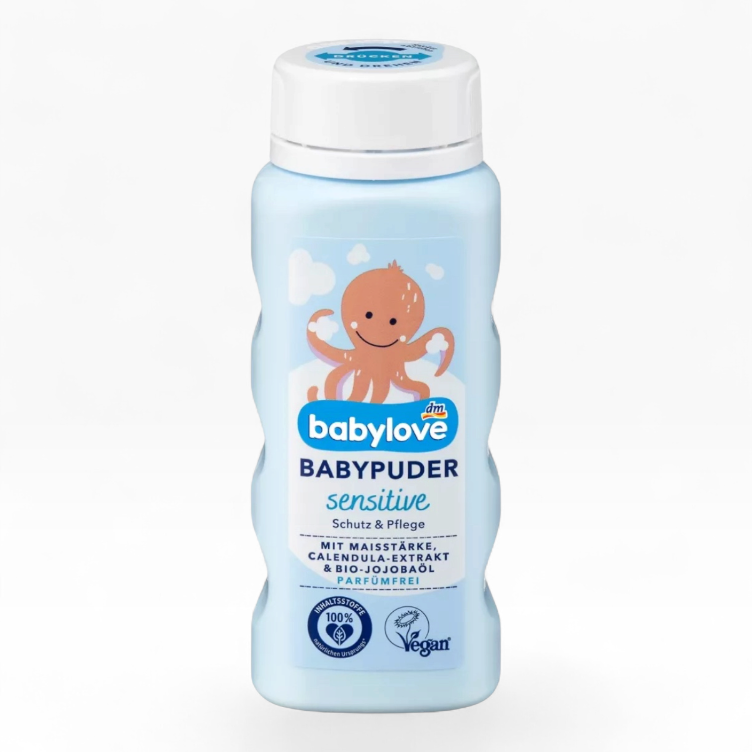 Babylove Babypoeder Sensitiv 100 g