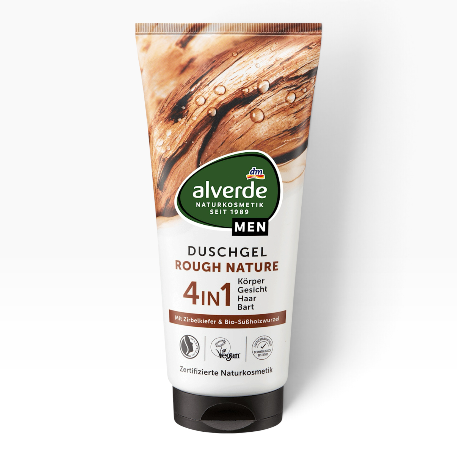 Alverde MEN 4-in-1 Douchegel Rough Nature
