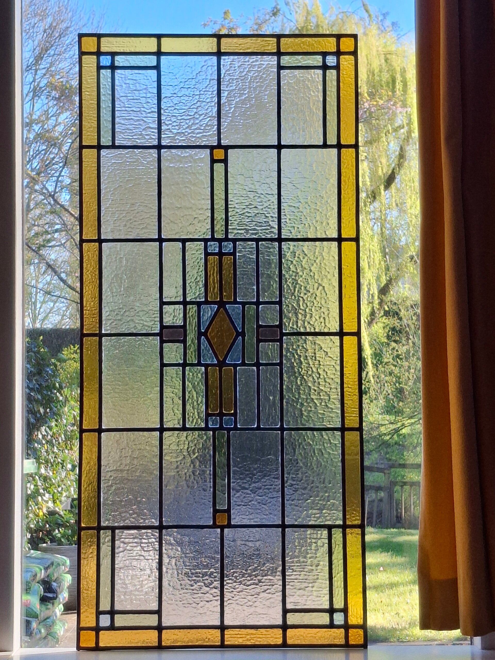 glas in lood voorzetraam