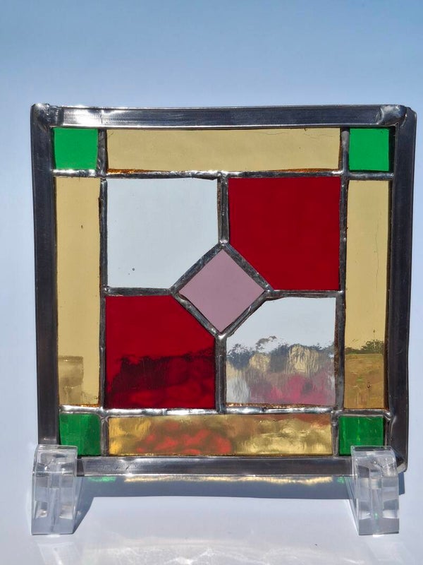 Glas in lood decoratie - Small window of love transparant