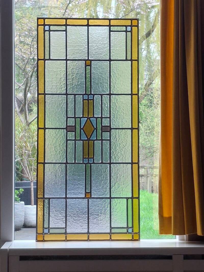 glas in lood binnendeur