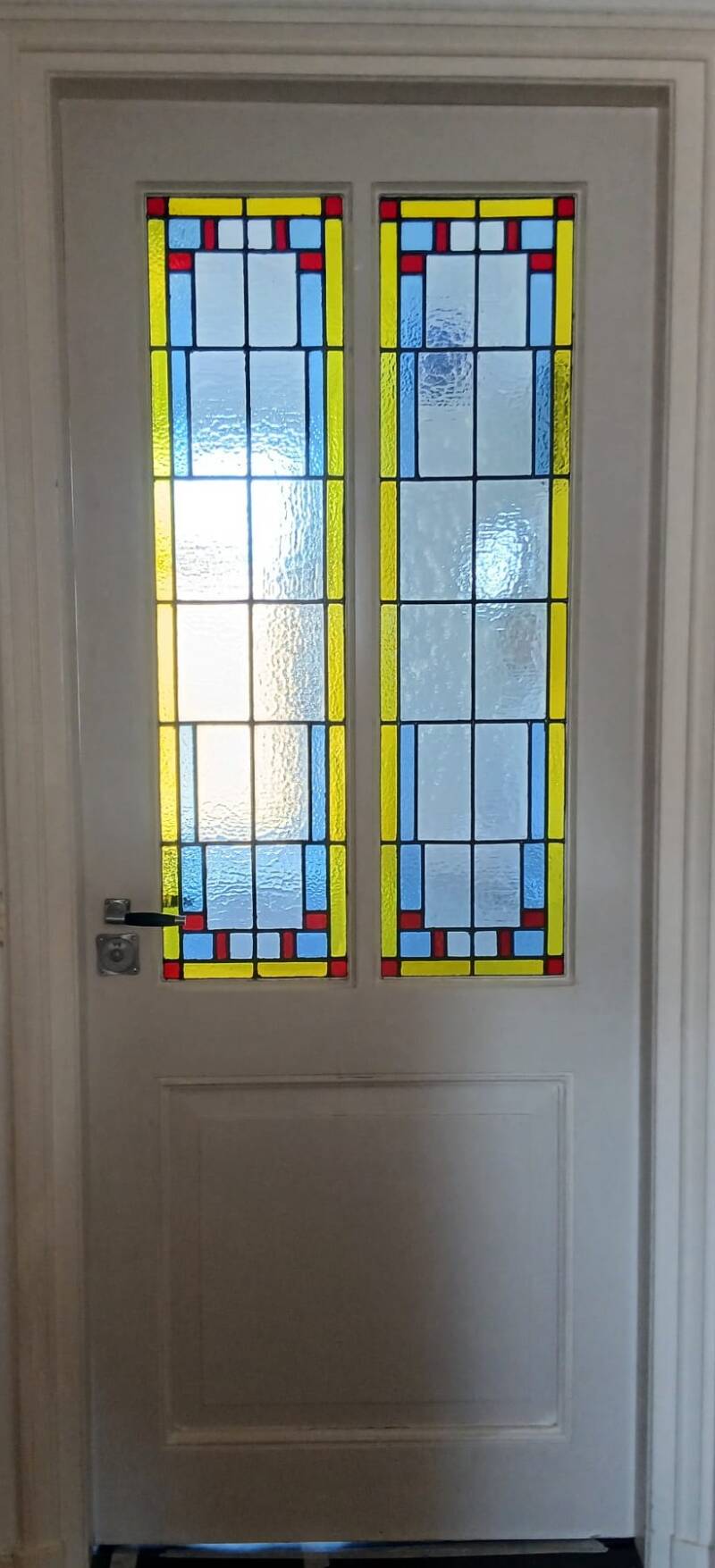 glas in lood binnendeur