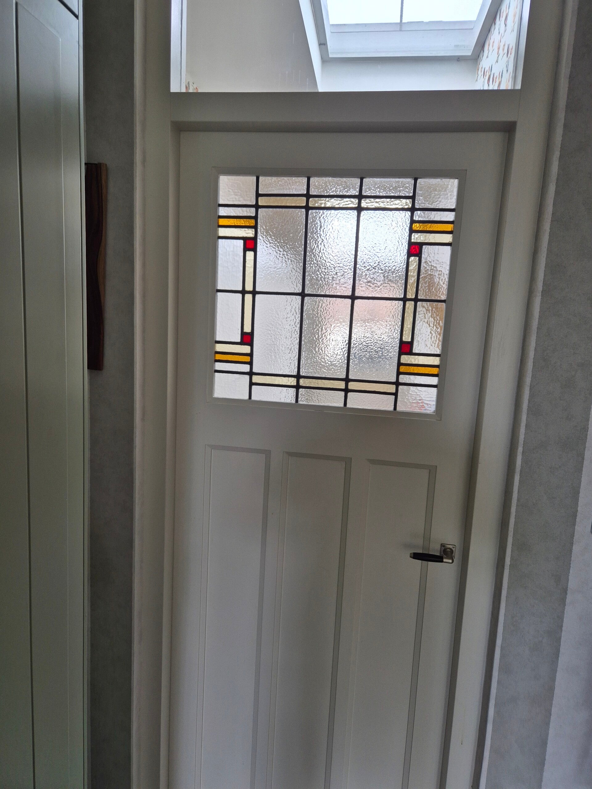 glas in lood binnendeur