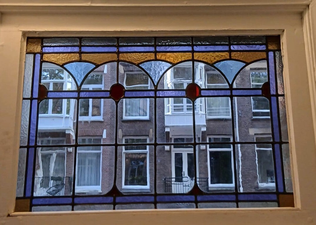 glas in lood atelier bovenlicht