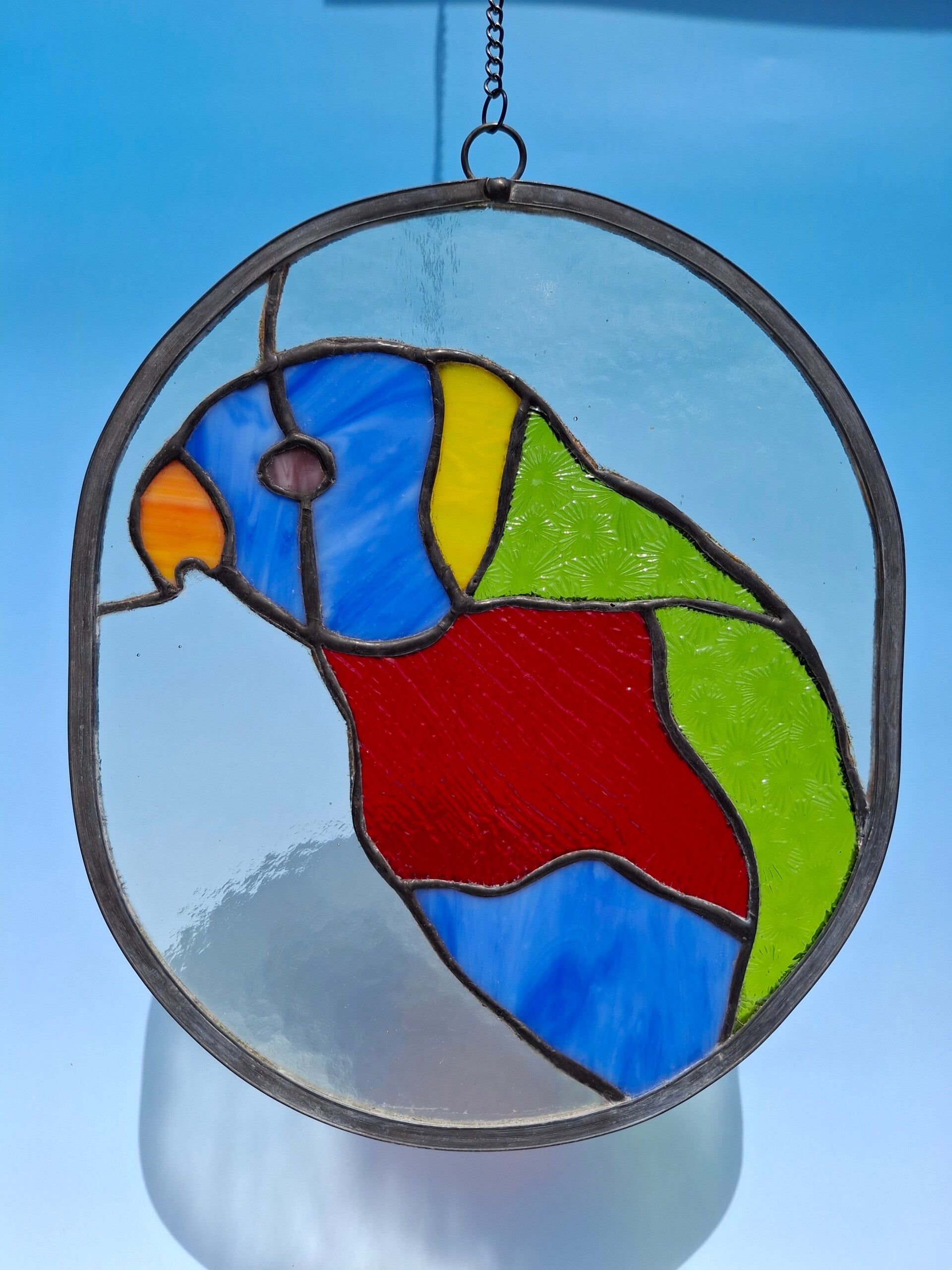 glas in lood raamhanger
