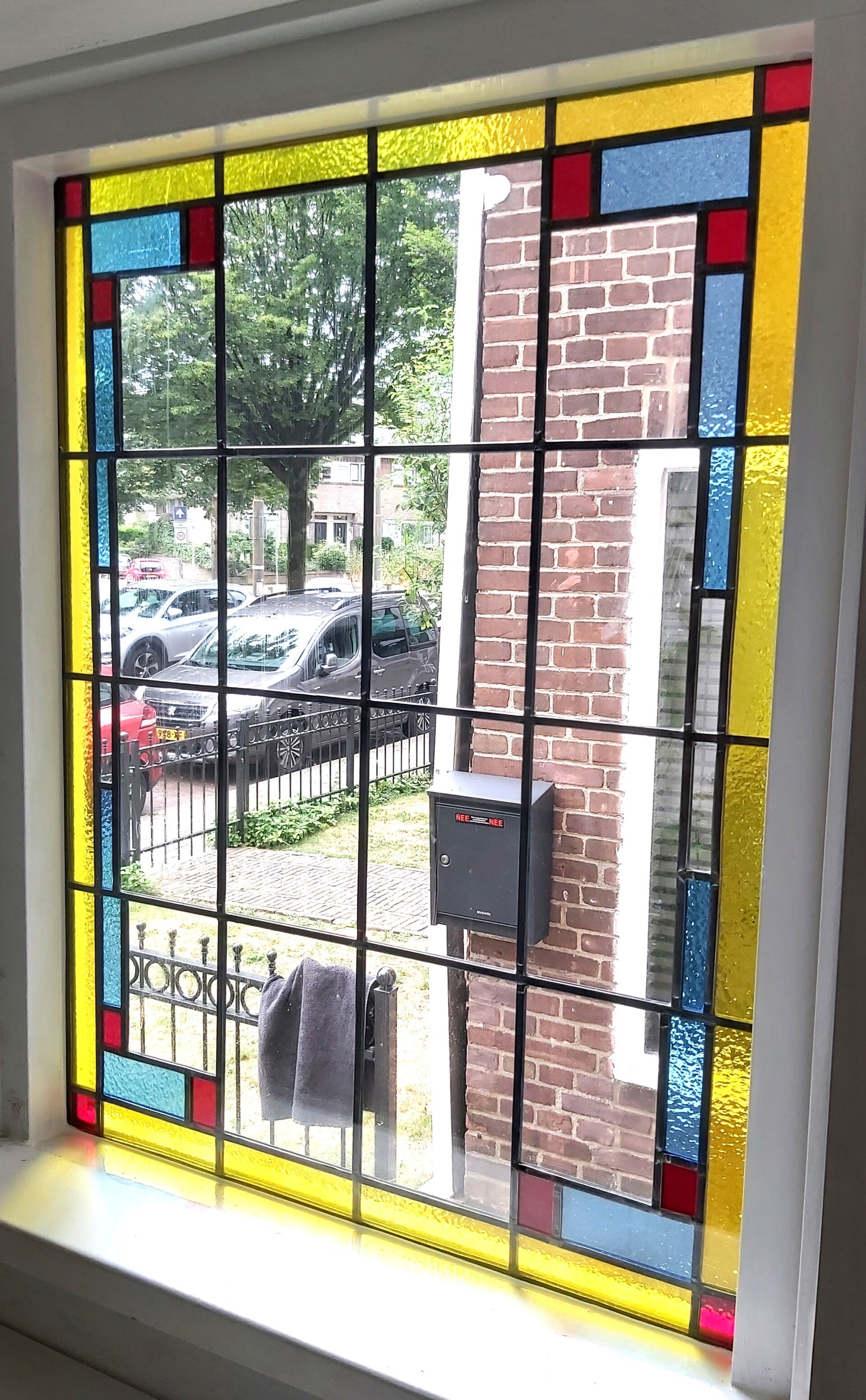 glas in lood in dubbel glas
