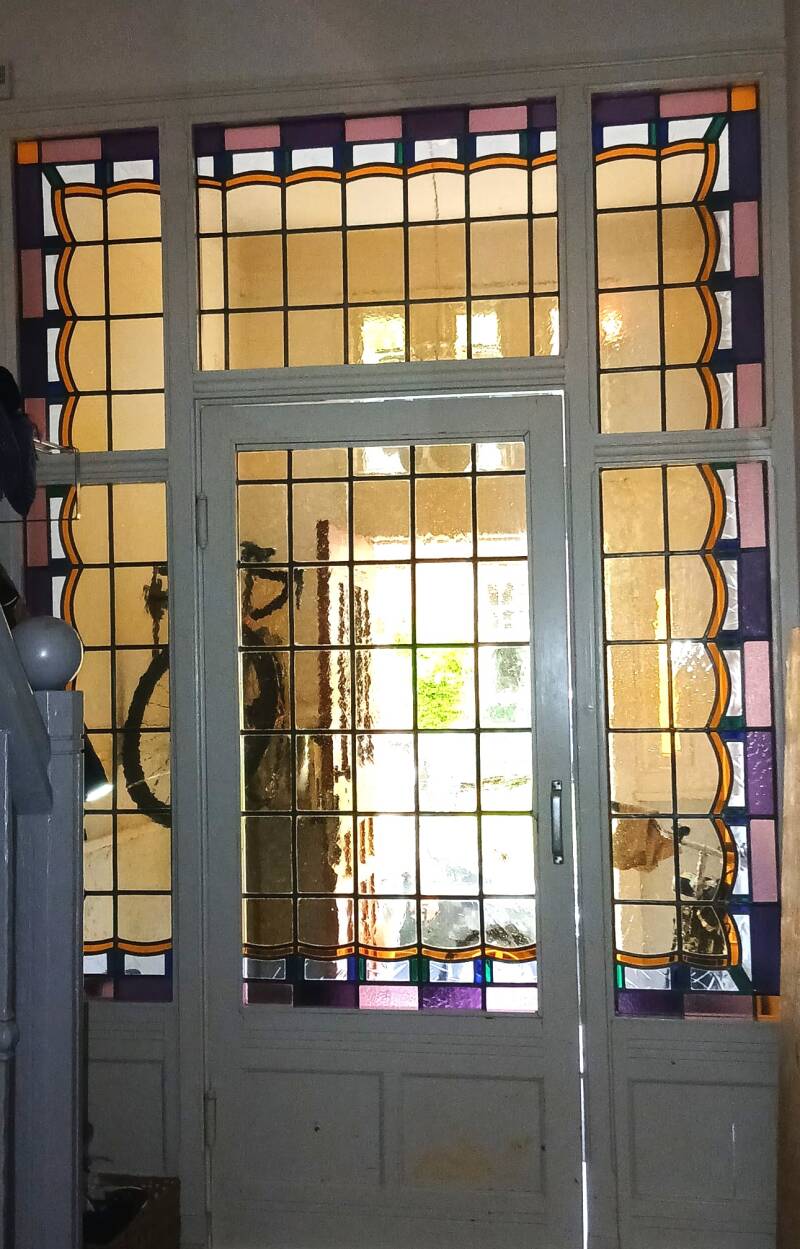 Glas in lood reparatie afgerond