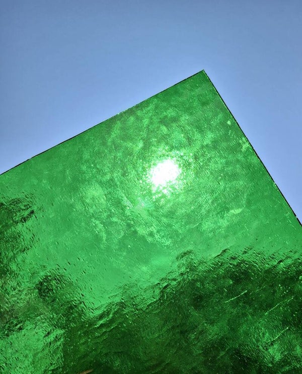 16.Glas groen - Glas in lood