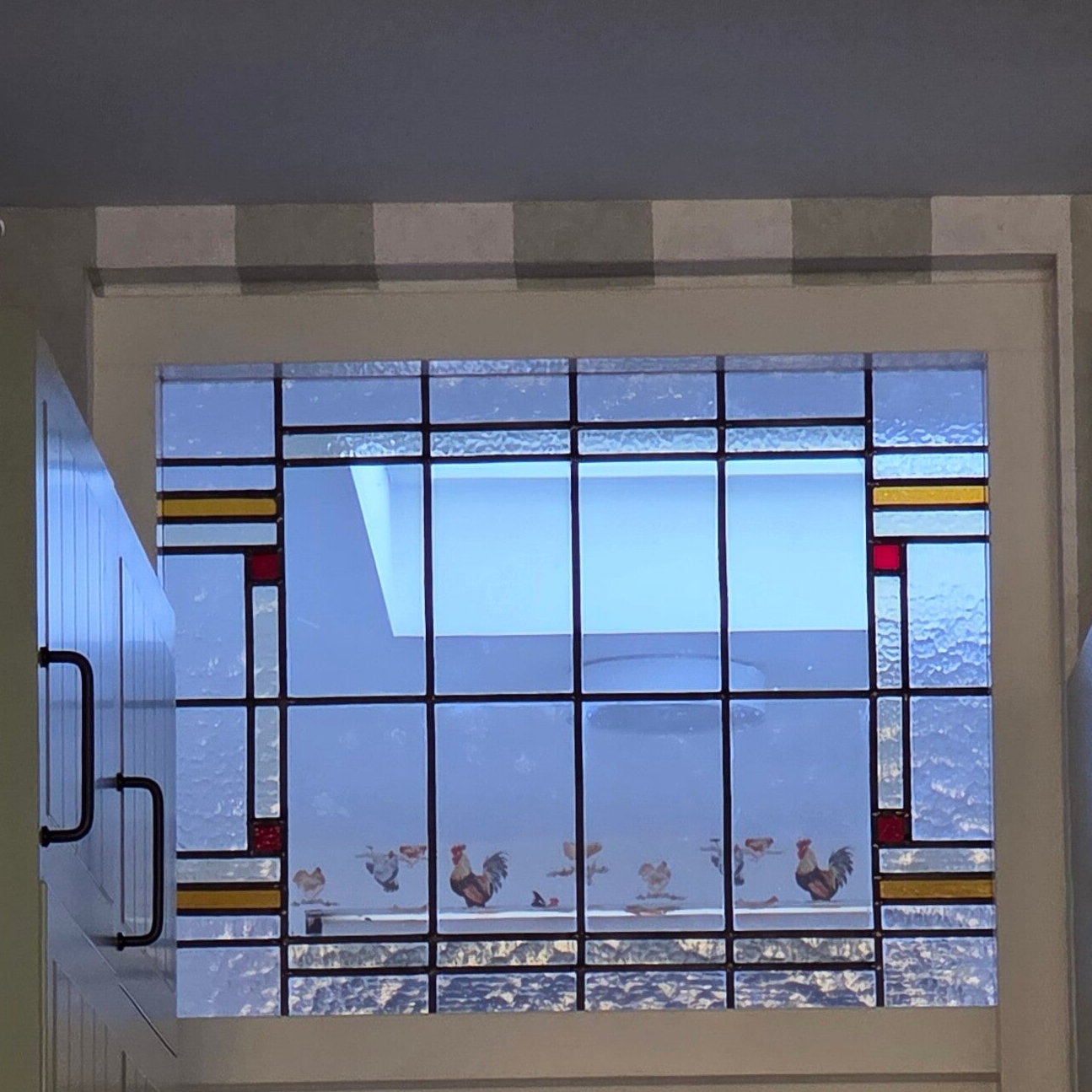 glas in lood op maat bovenraam