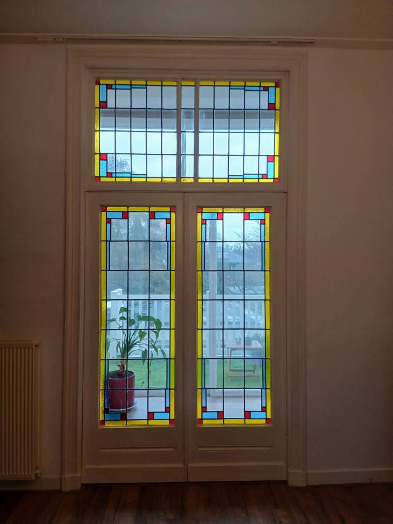 glas in lood ensuite deuren