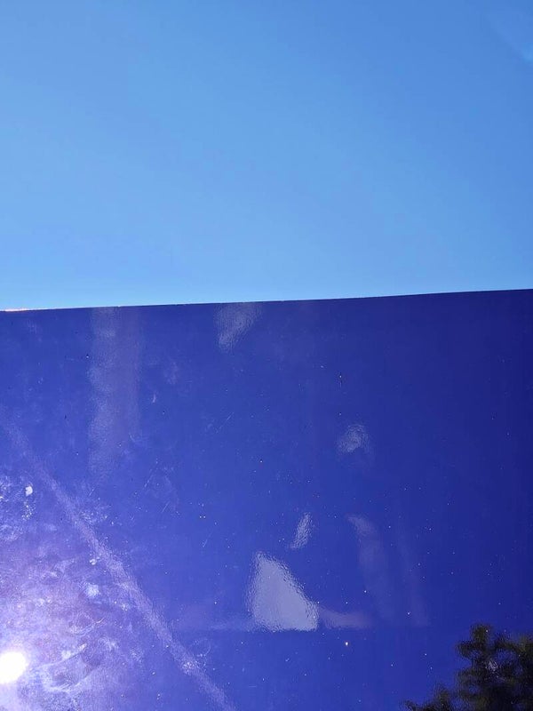 21.Glas paars - Glas in lood