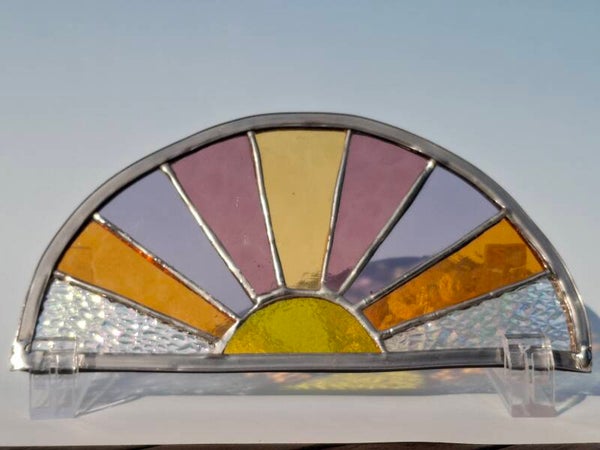 Glas in lood decoratie - Sunflower transparant