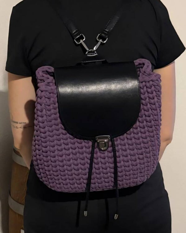 Rucksack mit Lederboden