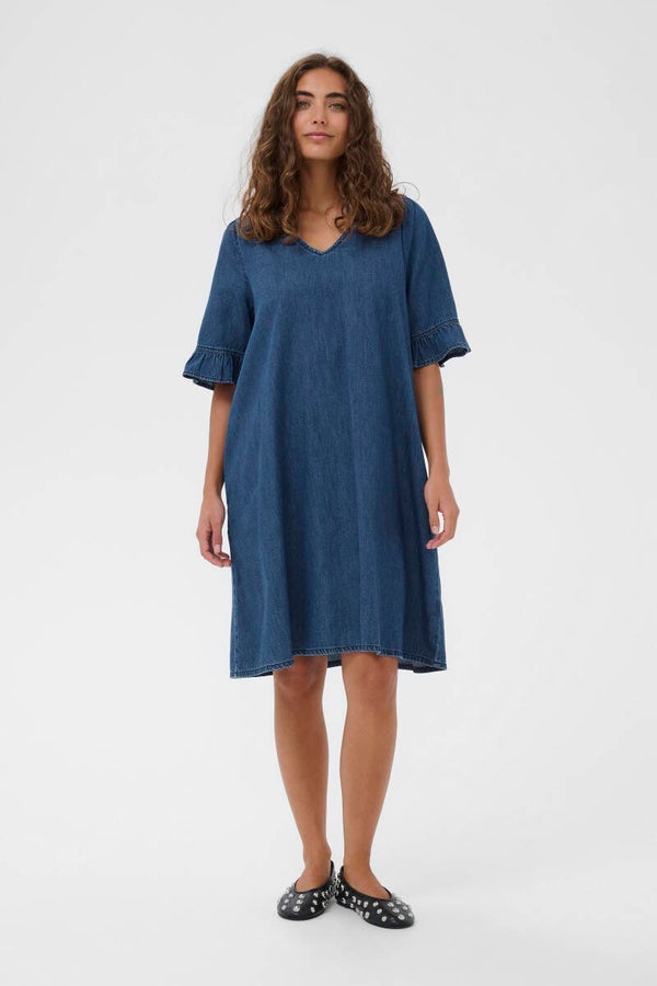 Culture - Lava Arpa Dress - Dark Blue Wash