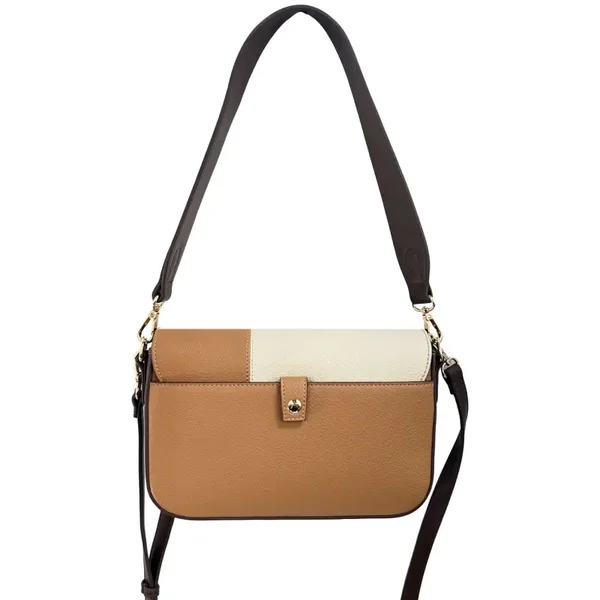 Espe - Convertible Crossbody Shoulder Bag - Latte