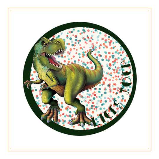 Sluitsticker dino