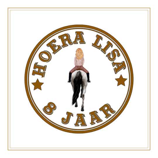 Paarden traktatie stickers