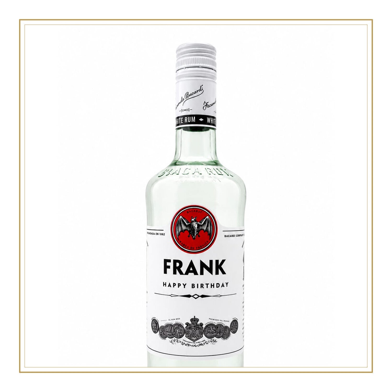 Gepersonaliseerd Bacardi etiket