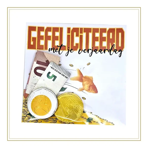 Geldkaart goudvis