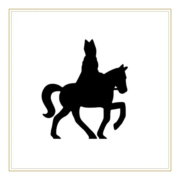 Sinterklaas sticker HERBRUIKBAAR