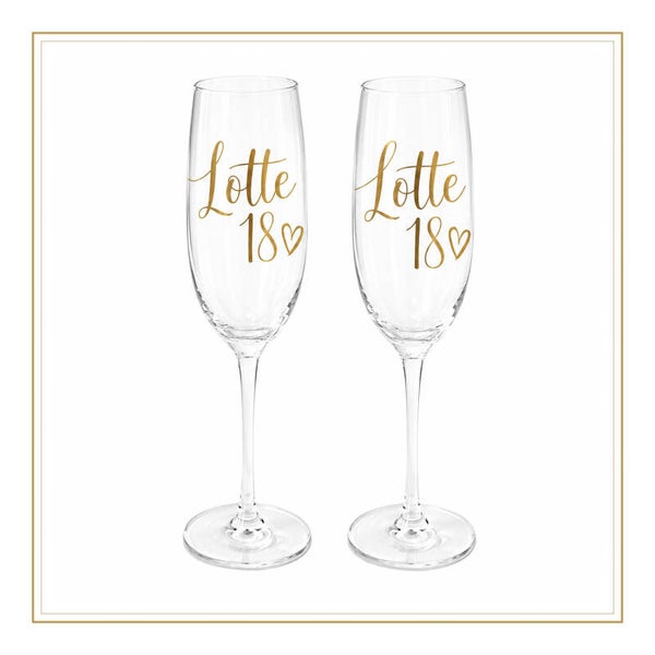 Party glas stickers