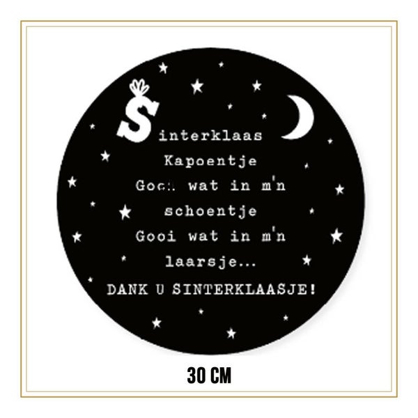 Raamsticker sinterklaas kapoentje