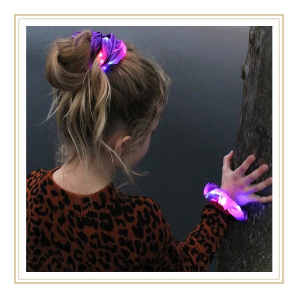 Scrunchies met LED lichtjes