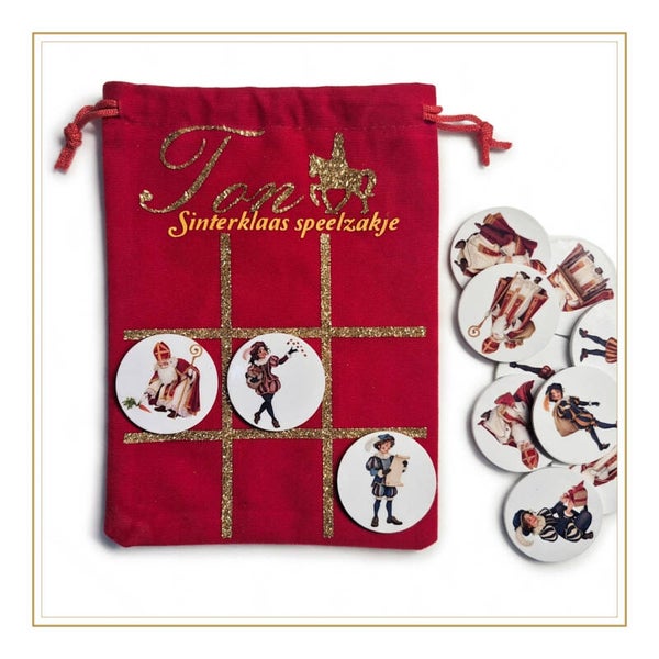 Sinterklaas spelzakje met naam
